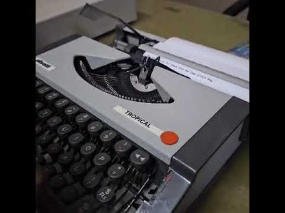 Olivetti Tropical English Typewriter
