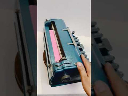 Perkins Braille Typewriter Deep Blue Edition