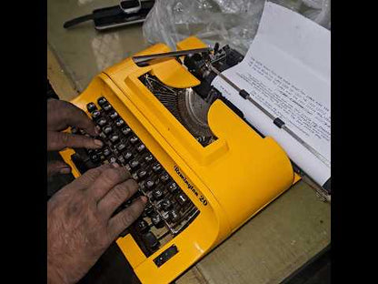 Remington 20 Yellow Gold Typewriter